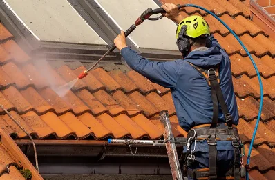 Démoussage et hydrofuge de toiture à Artonne
